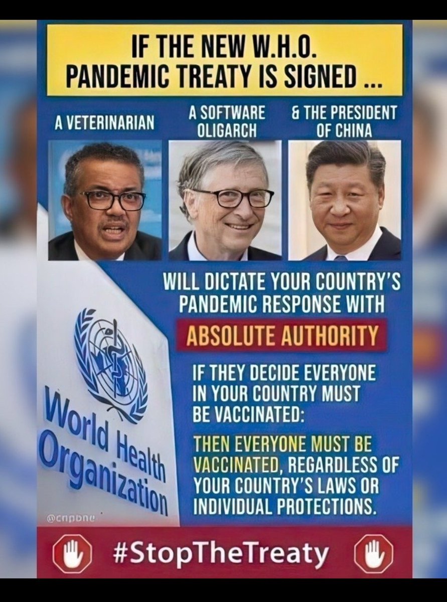 🚨wake up! Next month May 2024 194 member states vote! This is why they are pushing mis/disinformation narrative, and increasing police powers! All for stage 2 of the agenda #Covid #COVID19Aus #COVIDVACCINE #VaccineDeaths #VaccineSideEffects #vaccinegenocide #WHO #pandemictreaty