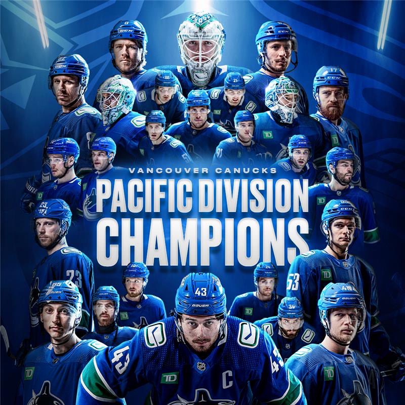THANK YOU to our players, coaches, management, staff, the entire Canucks organization, our families and most of all our FANS for their support, dedication and hard work!