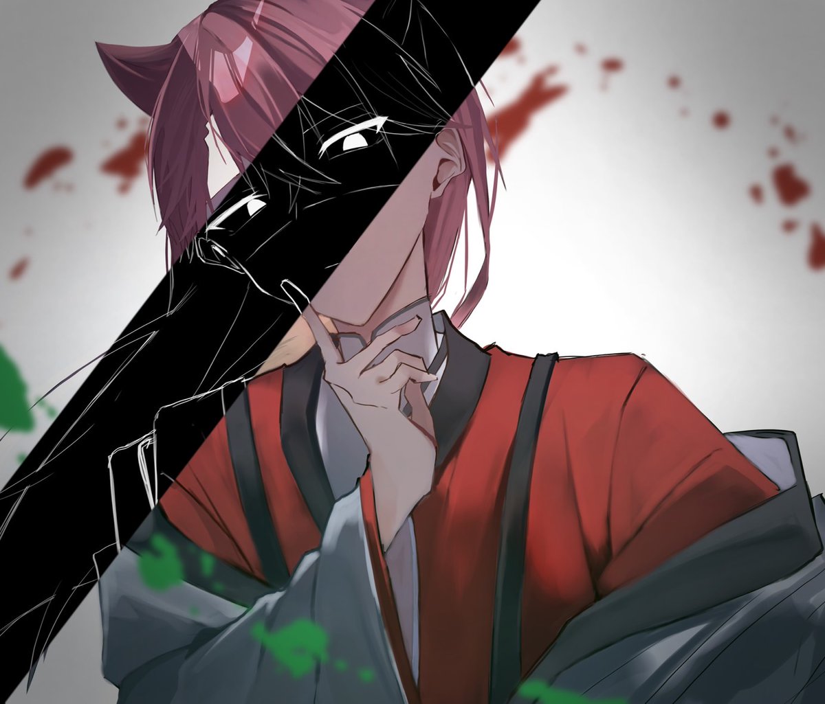 最近ちゃんと色塗ってないから少し落書き #塔翠 #星喰右手 #ハンドレFA