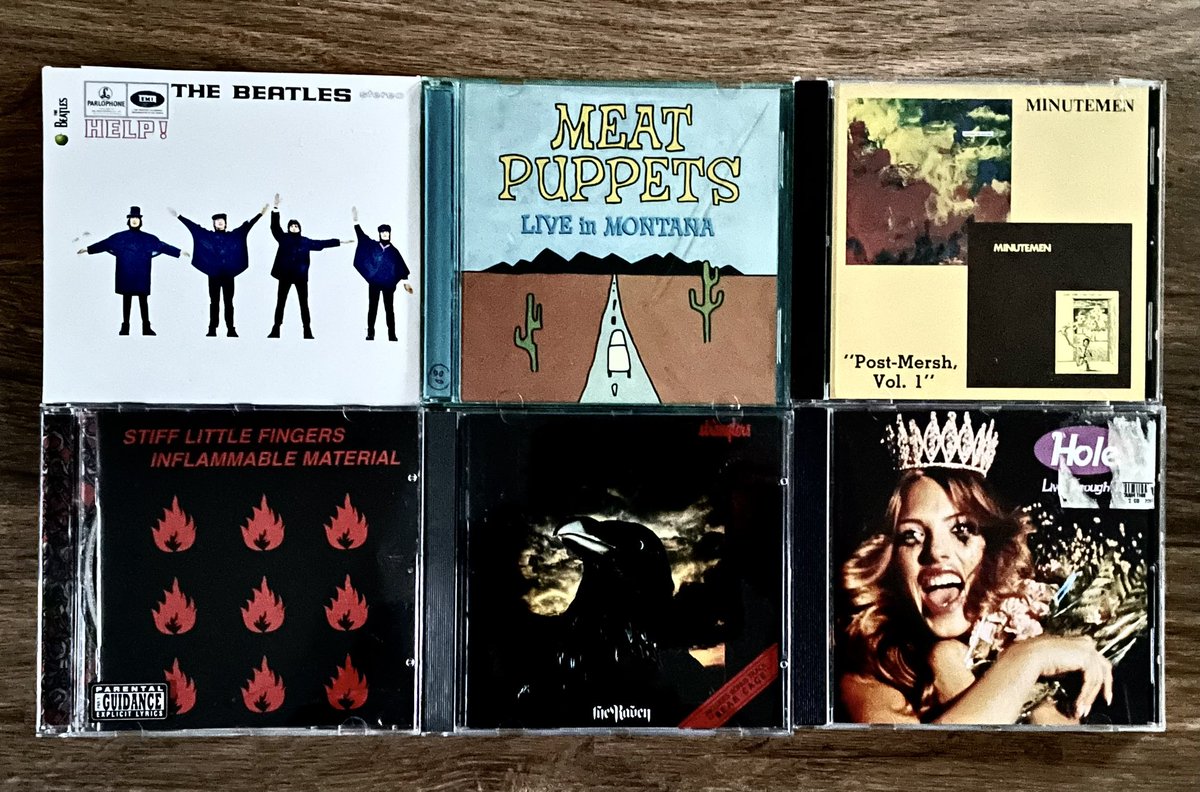 Tuesday 16/4/24
#Beatles #MeatPuppets #Minutemen #SLF #TheStranglers #Hole
