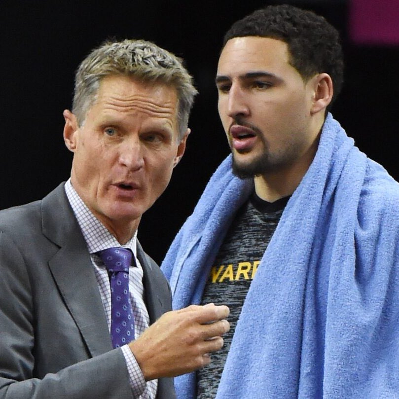 TheHoopCentral's tweet photo. "We need Klay back...He's still got good years left. I know I speak for everybody in the organization: We want him back..We desperately want him back."

- Steve Kerr

(via @BenGolliver) https://t.co/T7UX6zn0oE