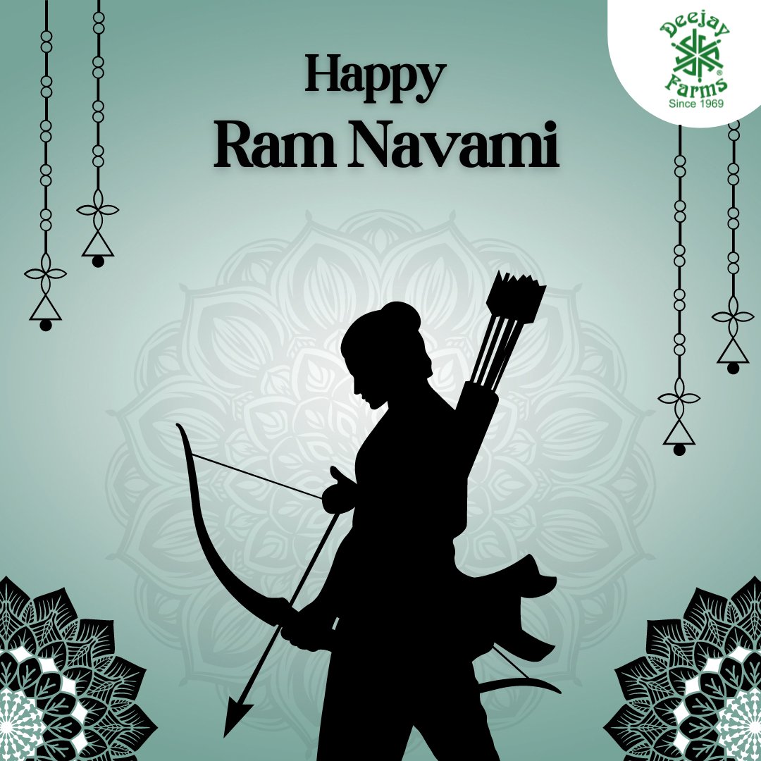 May Lord Rama's teachings inspire you to lead a life of righteousness, courage, and compassion. 🙏✨
.
.
.
.
#RamNavami2024 #Blessings #FestivalVibes #DeejayFarms #DeejayCoconutFarm #DeejaySampoorna #coconut #coconutplant #agriculture #farming