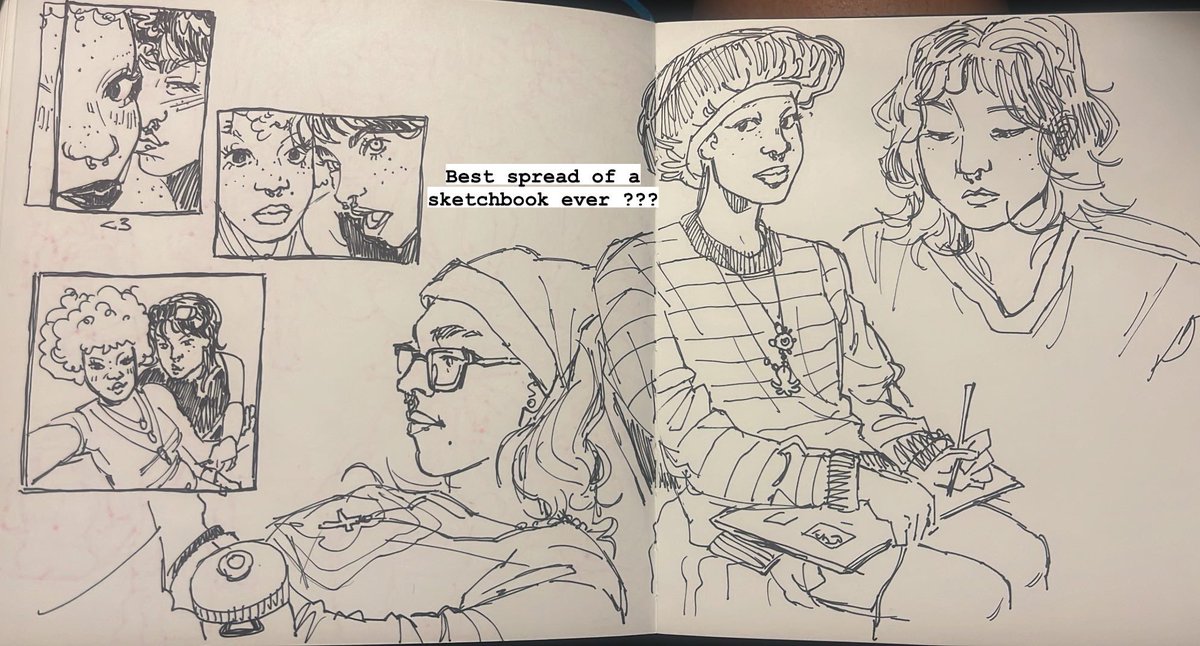 Life drawings from my sketchbook I like a lot