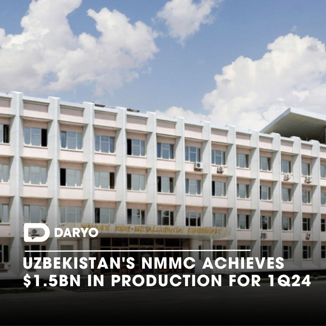 Uzbekistan's @jsc_nmmc achieves $1.5bn in #production for 1Q24

🇺🇿🚀

The #expansion efforts have led to the ##creation of 126 new #employment #opportunities, contributing to the region's #economic #growth and #workforce development.

👉Details — daryo.uz/en/uDnRZRyg

#NMMC…