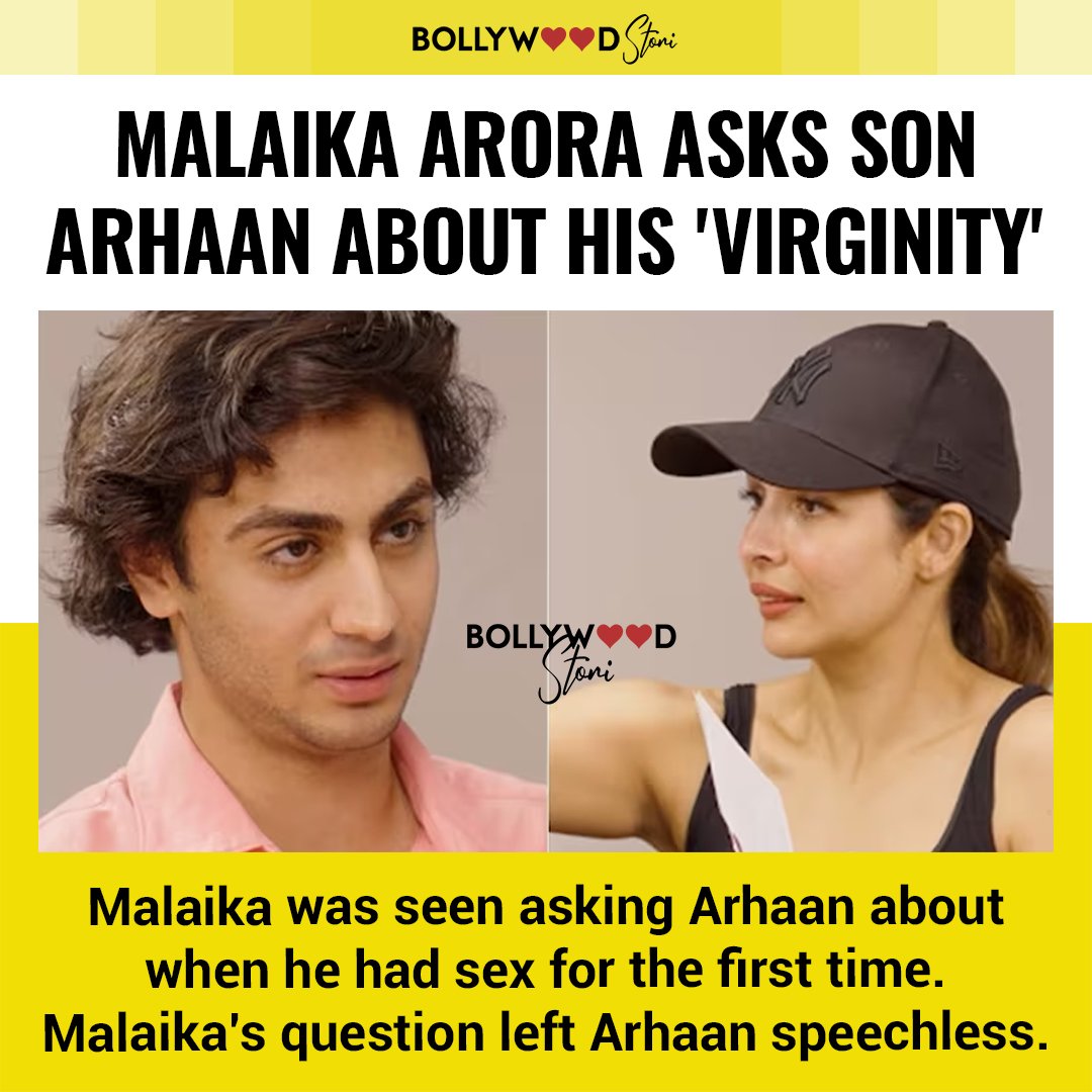 Malaika will make a guest appearance on Arhaan’s vodcast, where they will discuss sex, marriage.

Follow @bollywoodstori 😎
.
.
#bollywoodstori #malaikaarora #arhaankhan #arbaazkhan #vodcast #virginity #bollywoodactress #motherson  #bollywoodmemes #malaikaarorahot