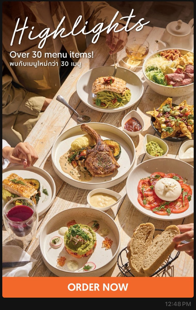 WhereToEatBKK's tweet photo. At @getfreshth, explore April's new menu items! 🌟

    🥩 Pork Chop: Bone-in, sous vide to perfection.
    🐟 Grilled Salmon Spaghetti Pesto: Salmon fillet with pesto on spaghetti.
    🥩🥬 Roast Beef Caesar: Grade-A Australian beef. https://t.co/nR86DQfMAW