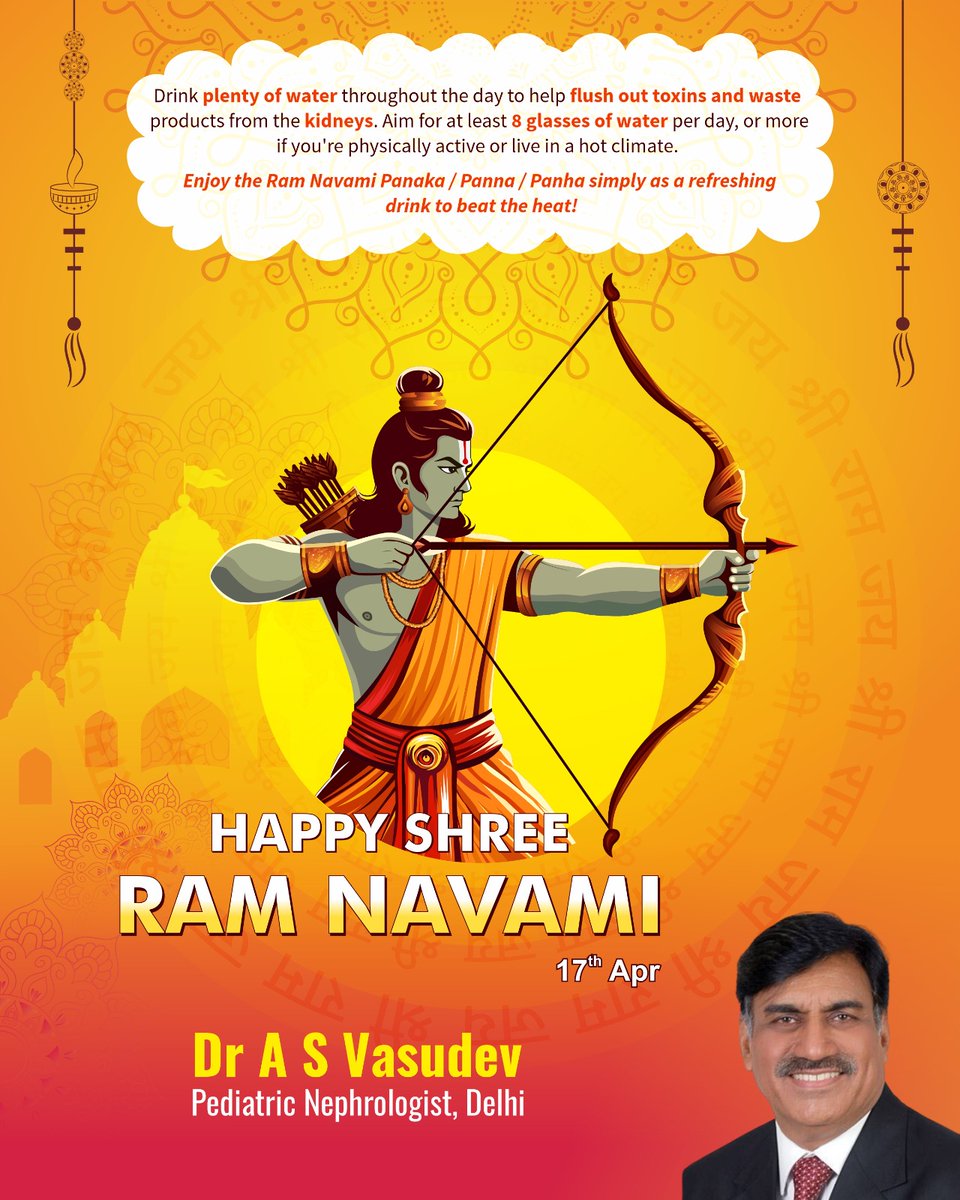 𝐇𝐚𝐩𝐩𝐲 𝐒𝐡𝐫𝐞𝐞 𝐑𝐚𝐦 𝐍𝐚𝐯𝐚𝐦𝐢! 🕉️

May the blessings of Lord Ram bring peace and prosperity to your life 🌟

#drasvasudev #shreeramnavami #jaishreeram #ramnavami2024 #RamNavamiWishes #festivaloframnavami #DivineCelebration #hindufestival #ramnavamigreetings