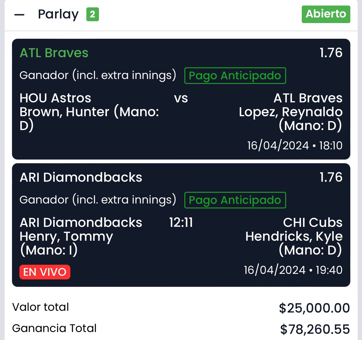 PicksPicks5's tweet photo. MADRE MIAAAAAA!!! 🤯🔥

LO QUE ACABAMOS DE GANAR EN EL VIP 

✅2 PARLEY MANDADOS DOS PARLEY GANADOS 

2/2 CARAJO , BOOOOOOOOOOMMMMMMMMM!!! 

Somos el cohete , somos la elite de las apuestas deportivas 

VEAN ESTO👇🏻🫵🏻 https://t.co/yYDOjxHJ9I
