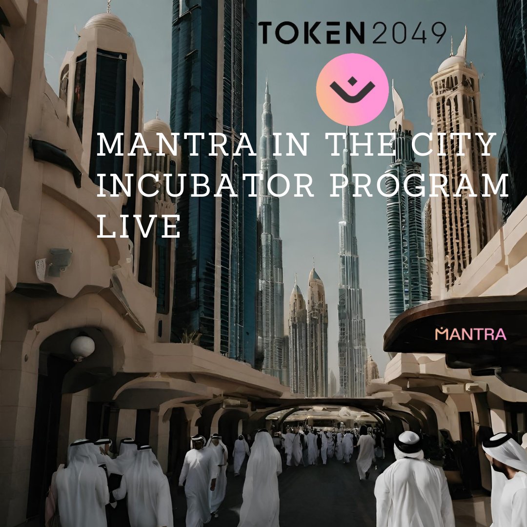 Yes! @MANTRA_Chain is the city & an activation of the incubation program for developers is live!

Sign up: mantra.jotform.com/241018633912451

#HomeforRWA
$OM
#RWAs