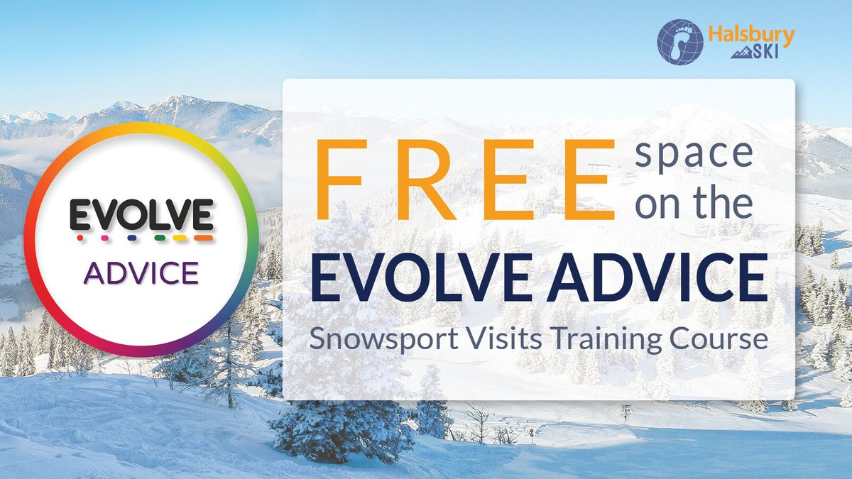 Don't forget...

Book a #schoolski trip with Halsbury and you'll get a FREE place on the EVOLVE Advice Snowsport Visits Training Course!

Find out more here! 👉bit.ly/42FEpAh 

#ukedchat #edutwitter