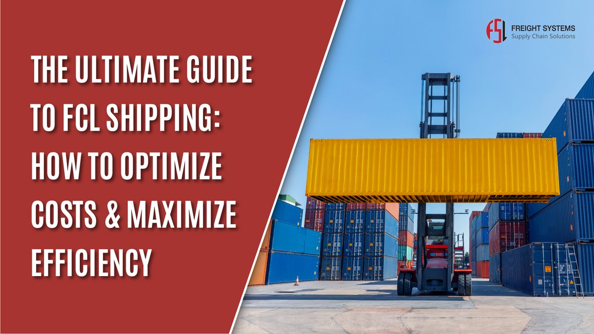 Dive deep into the world of #FCL shipping with our comprehensive guide! From the fundamentals to tips for minimizing #FCLshipping costs, we've got you covered. 
To Read the blog visit- bit.ly/3Q8gDto

#frehtforwarding #shippingsolutions #freightsystems