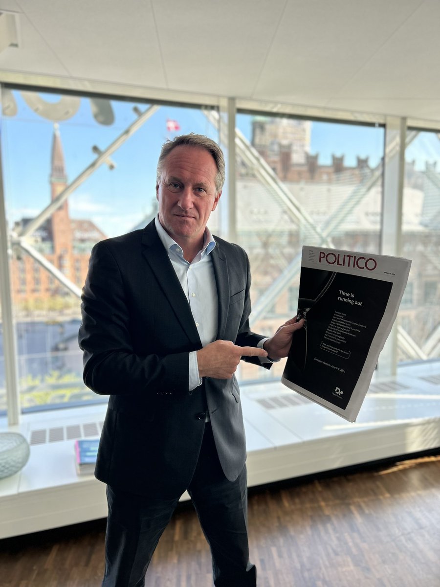 I dag starter Det Europæiske Råds topmøde om EU’s konkurrencekraft.

Måske de har set vores kampagne i <a href="/POLITICOEurope/">POLITICOEurope</a>.

Her advarer topdirektørerne i <a href="/Maersk/">Maersk</a>, <a href="/novonordisk/">Novo Nordisk</a>, <a href="/Danfoss/">Danfoss Group</a> og <a href="/novonesis/">Novonesis</a> EU mod tab af konkurrencekraft.

Det er helt afgørende, at alle i 🇪🇺 gør noget