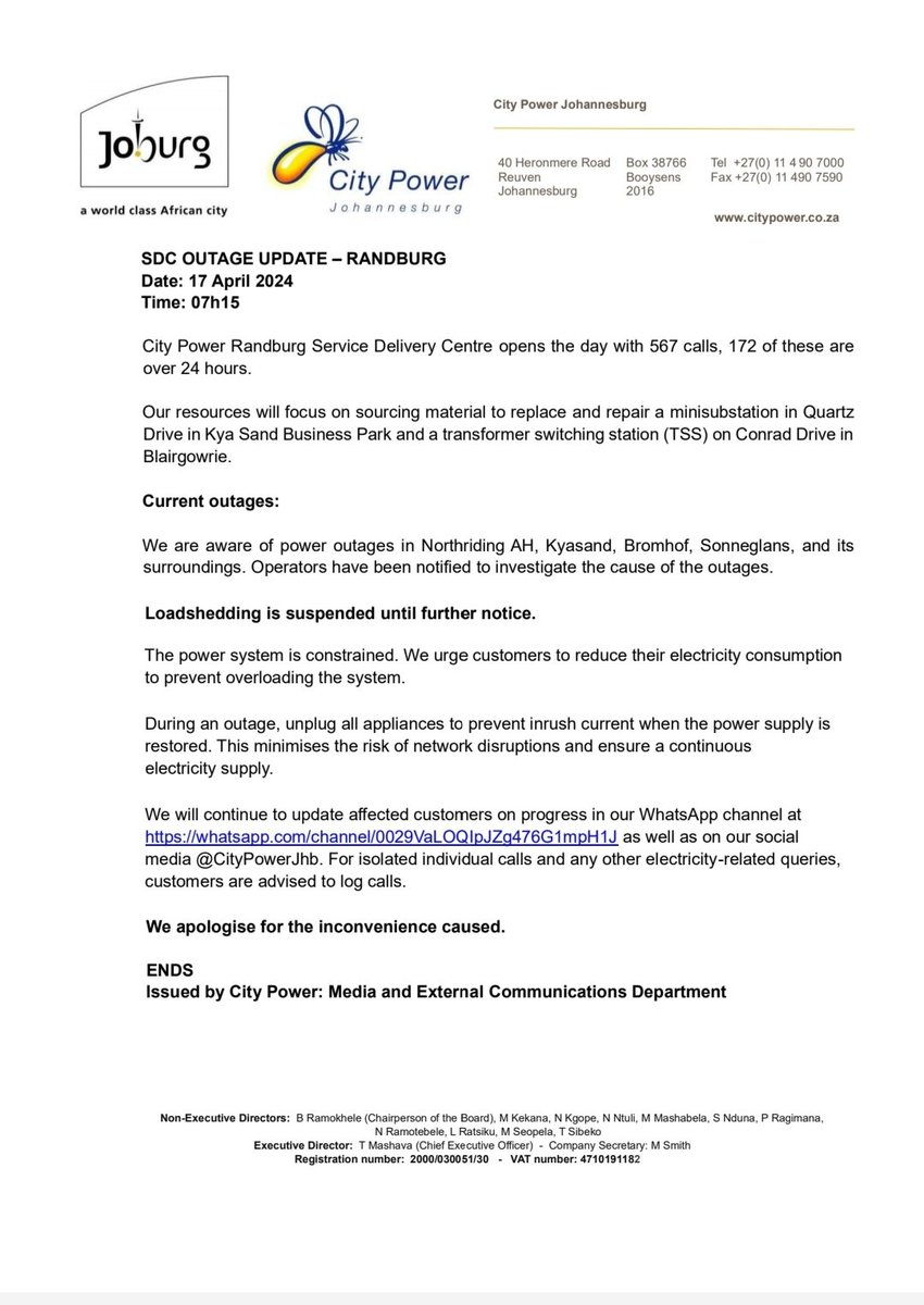 @CityPowerJhb tweet media