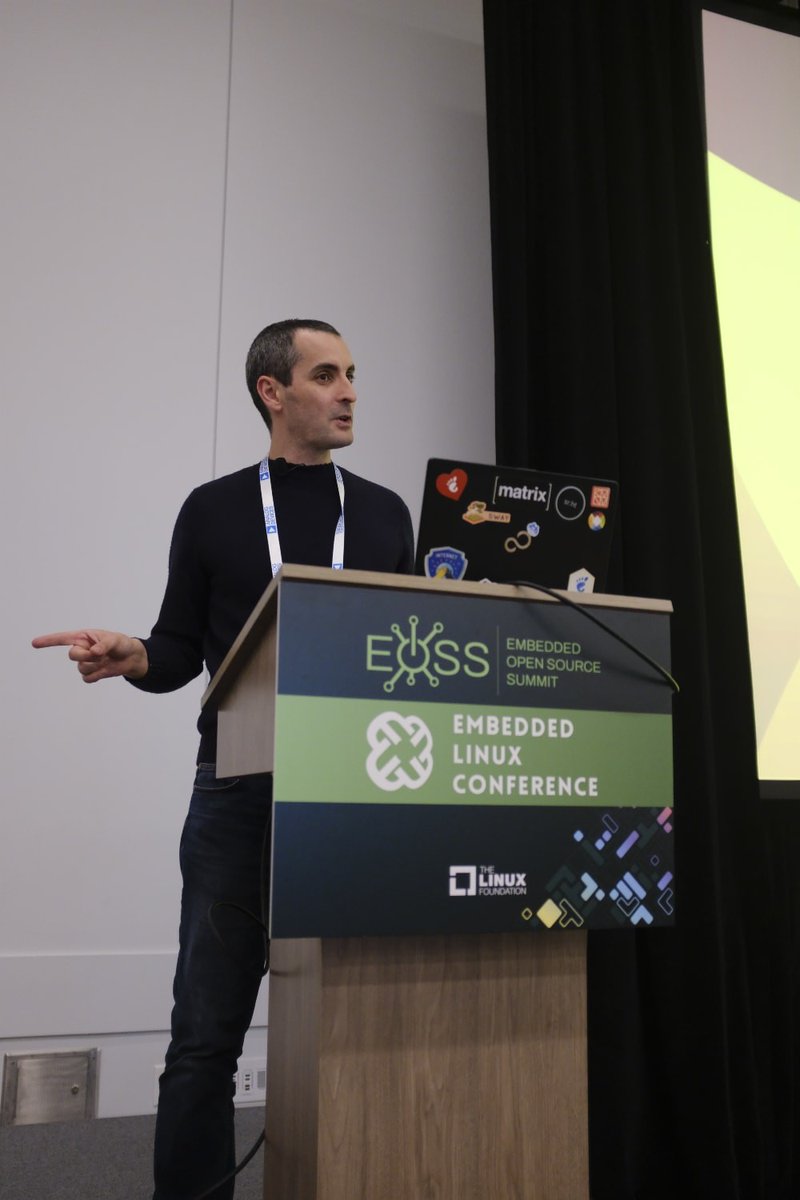 And @infapi00 gave a nice run down in his #eoss2024 talk about how @igalia brought driver support into Mesa for the GPU in the Raspberry Pi 5: from the days where the hardware didn't exist, using a simulator, to how racks of devices have been set up to run continuous integration.