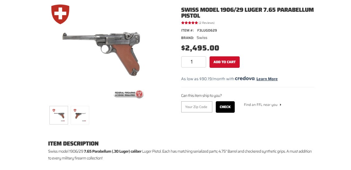 This is the @Aimsurplus Luger challenge. Collect enough Curb Alerts in your town to sell on Ebay, until you Get enough free money to trade for one of these.