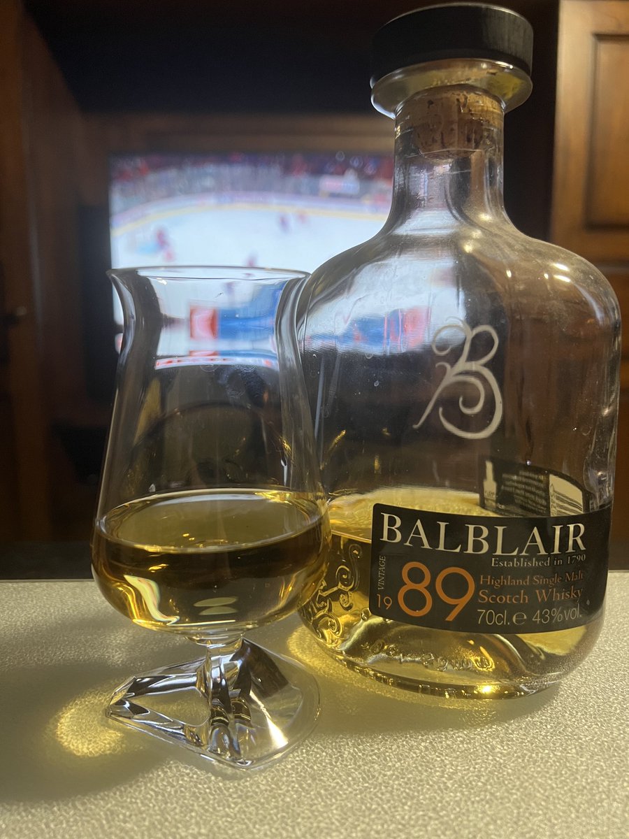Tonight’s #hockeydram is a vintage 1989 Balblair. Let’s go ⁦@NHLFlyers⁩!