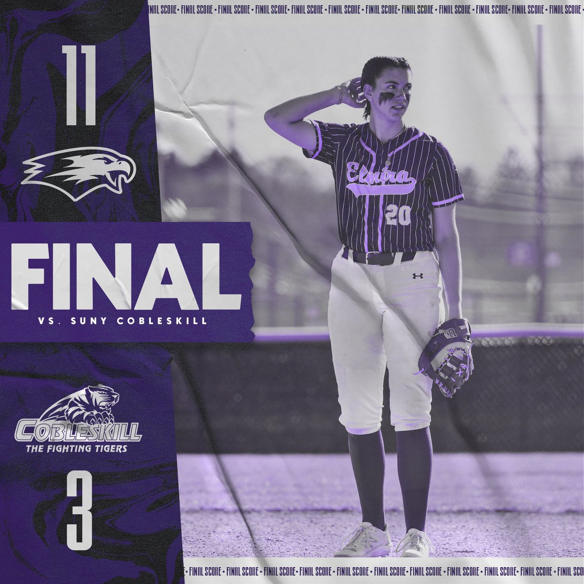 FINAL | Walking off with a pair of W's for @ElmiraCollegeSB!

The Soaring Eagles walked-off in both their contests this afternoon, beating the Fighting Tigers in eight innings in game one and six innings in game two!

#TogetherWeFly #FightOn4EC #ElmiraProud