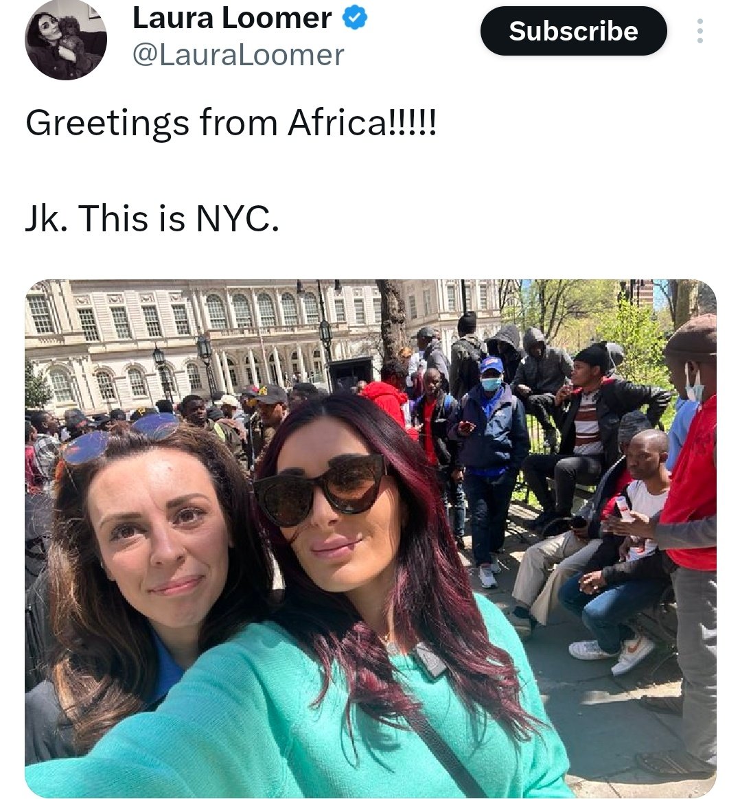 'Why the fuck are there black people in New York city?!' - Laura Loomer, Trump's Press Secretary, if he gets elected