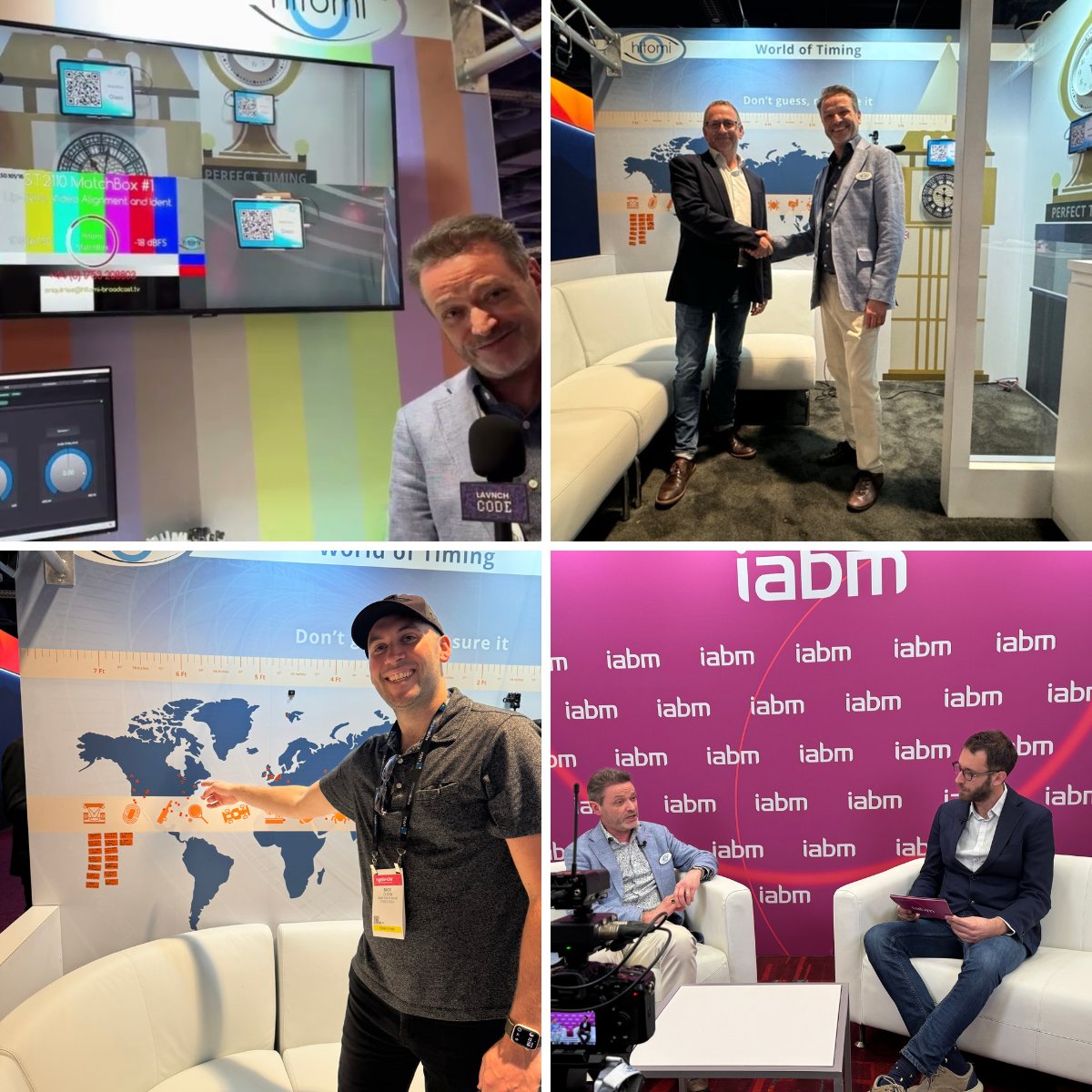 We've had a great time today at #NABShow on booth #SL5080 demonstrating our solutions for #lipsync and #latency measurement, celebrating our new partnership with @esbroadcasthire & discovering where our technology has been used around the world. @NABShow @lavnchcode @TheIABM