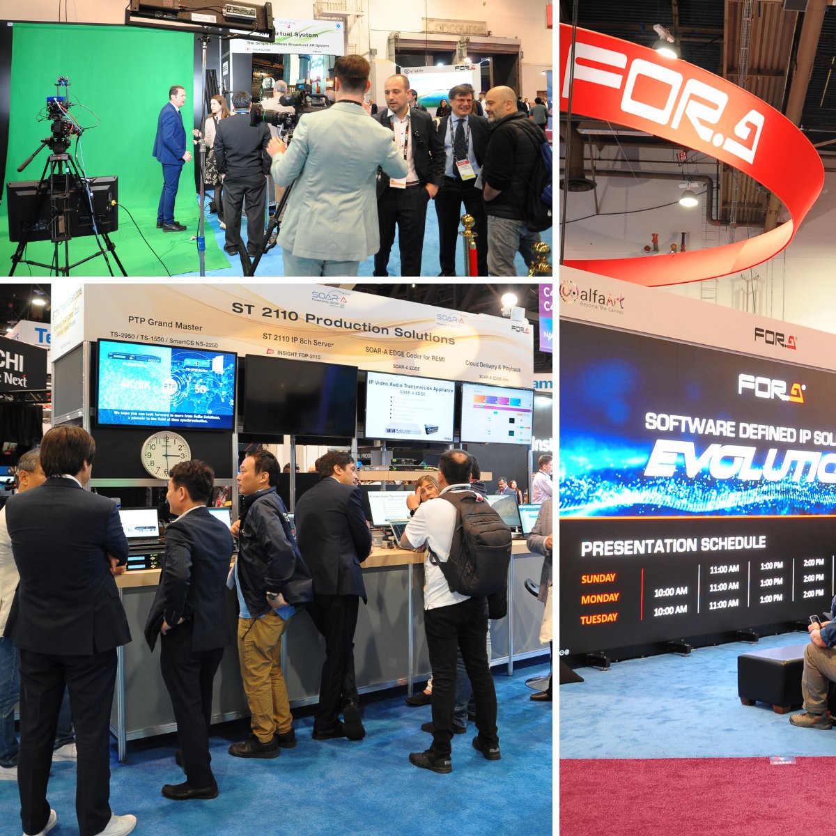 Another busy day here at #NABShow. We’re looking forward to an exciting final day tomorrow. Come and see us at booth C4507 for one last day of live demos and exciting discussions. #XR #SoftwareDefinedIPSolutions #BroadcastAutomation @Alfalite @ClassXdev @SipRadius @NABShow