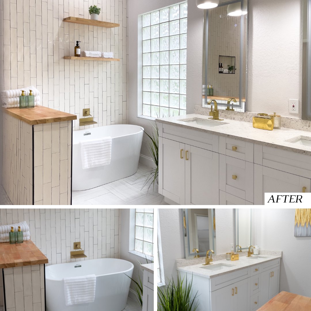 When we embark on a fix-and-flip project, the property typically starts in a dire state, requiring extensive renovations to transform it into a contemporary space. Swipe right to see the transformation of this bathroom! 💫🚽 

#FixAndFlip #BeforeAndAfter