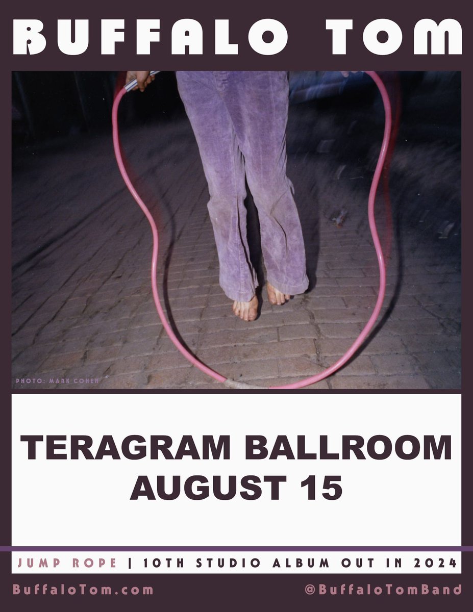 Buffalo Tom is rocking at The Teragram Ballroom on August 15th! 🎸 Don't miss out - grab your tickets now! 🎟️ Link in bio 😎