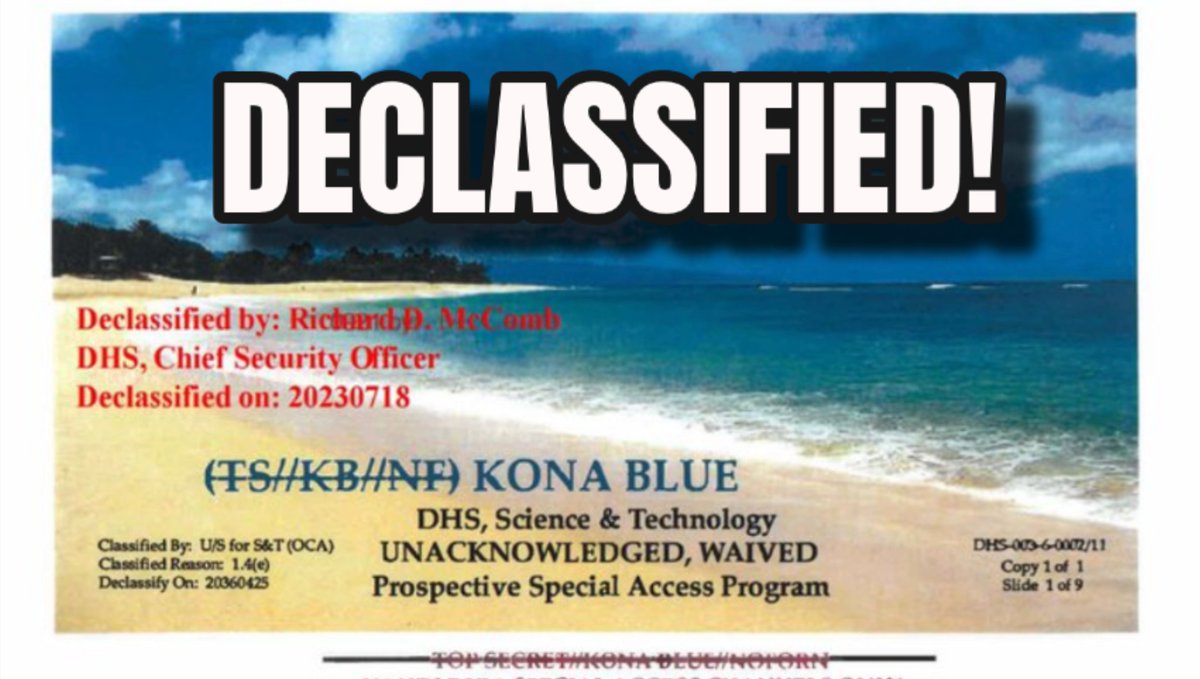 pavelibarrameda's tweet photo. On today's #DownToEarth, the @BigThingShow's @KristianHarloff and myself(@psicoactivopod) discuss the declassified #KonaBlue program that was denied by the @DoD_AARO and how the famous #Slide9 comes back into the picture. 👽🛸 #UFOTwitter #UFOx #UAPTwitter #UAPx 

Link: https://t.co/RLvwWulFOs