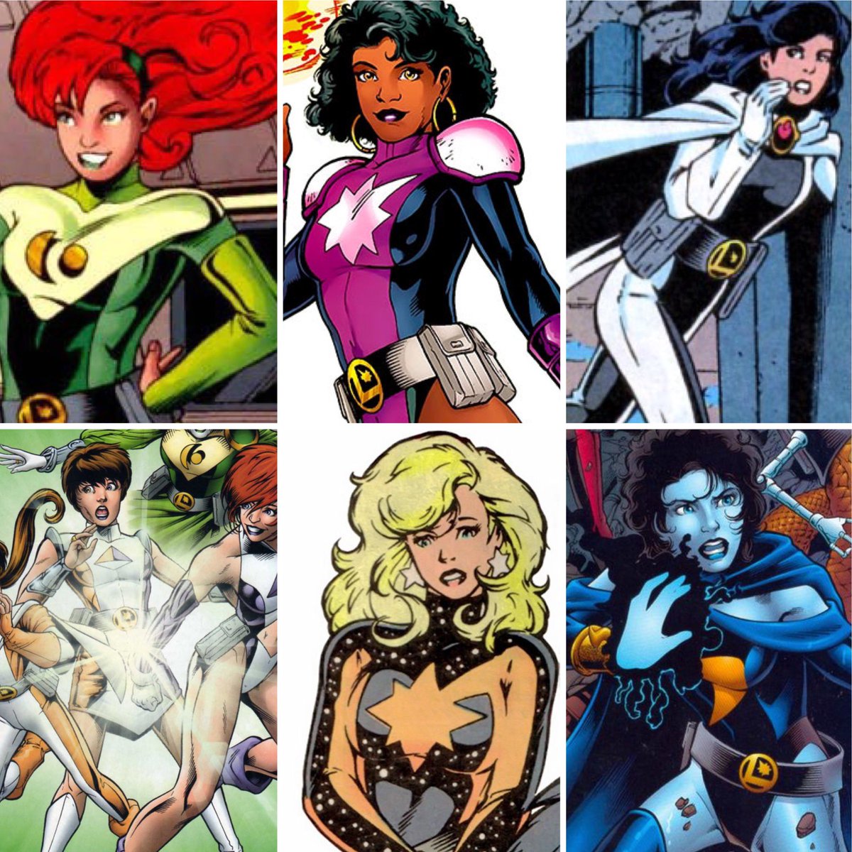 Top 6 Ladies of the Legion of Superheroes from the post Zero Hour era