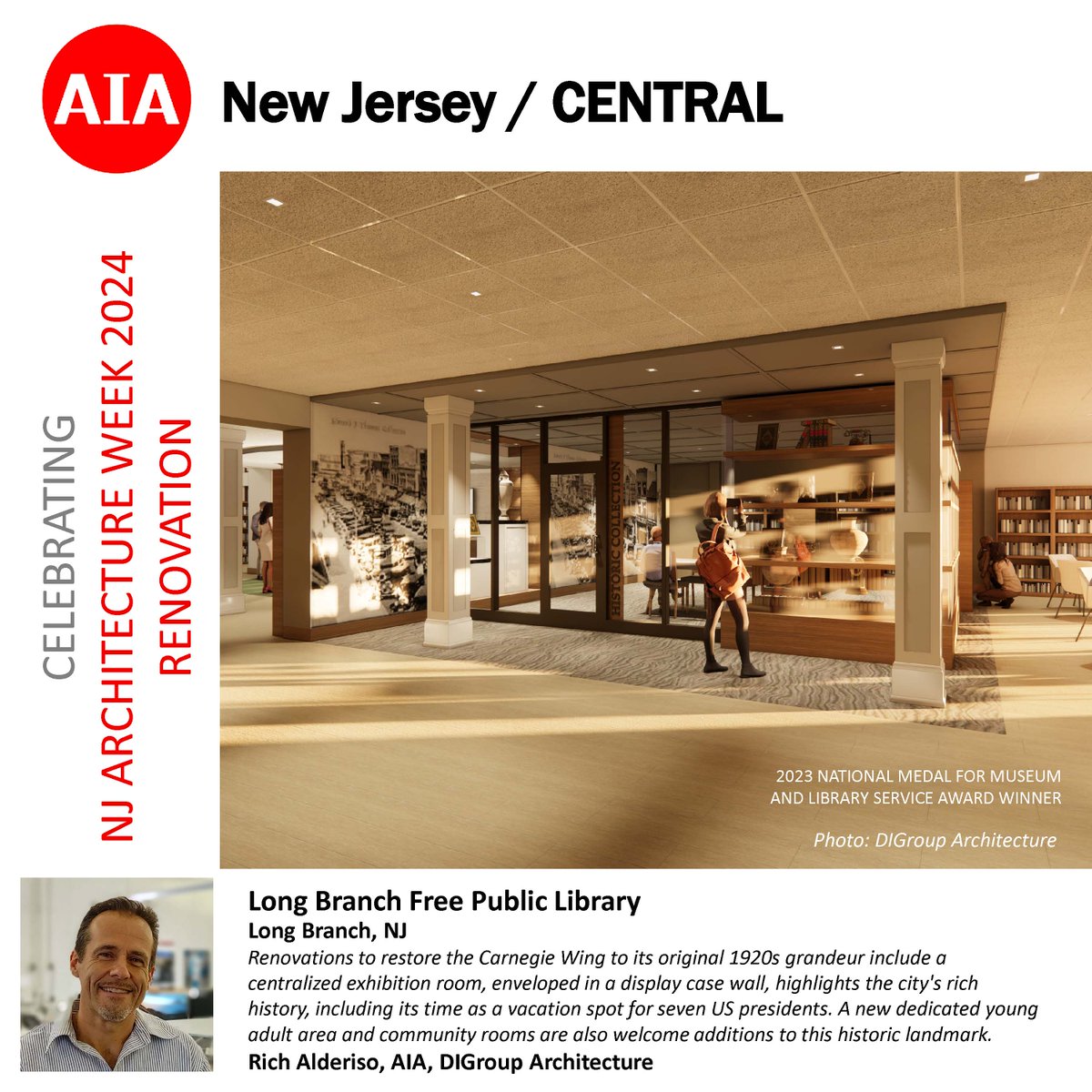 AIANJ's tweet photo. #renovation #historic #aianj #aia #aiacnj #architectureweek #njarchweek #njarchweek24 #valueofthearchitect #njarchitecture #njarchitect #librarydesign #library #museumandlibraryserviceawardwinner @AIANJ @AIANational @AIACNJ @DIGroupArch https://t.co/neTWjSgq4Q