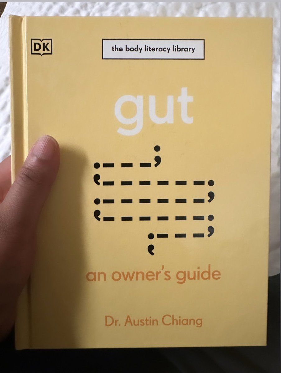 Finally received my copy of “Gut - an owner’s guide” by @AustinChiangMD! So excited to read it! ☺️✨