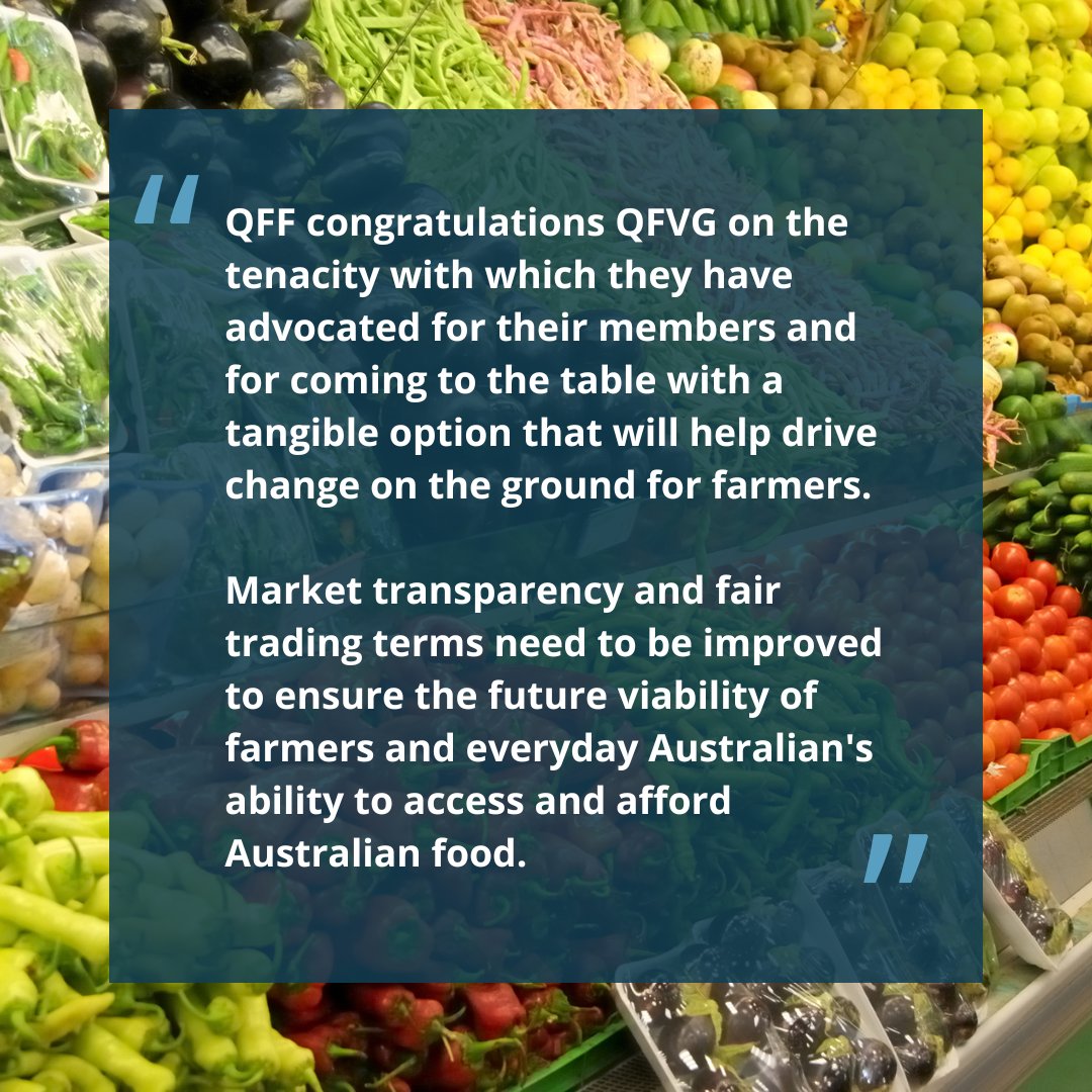Yesterday, the @QldGov announced a new industry-led farm gate price monitoring scheme in conjunction with Queensland Fruit & Vegetable Growers to establish industry pricing standards and support farmers to negotiate fairer deals. Read more about here 👉 bit.ly/4d1mSJi