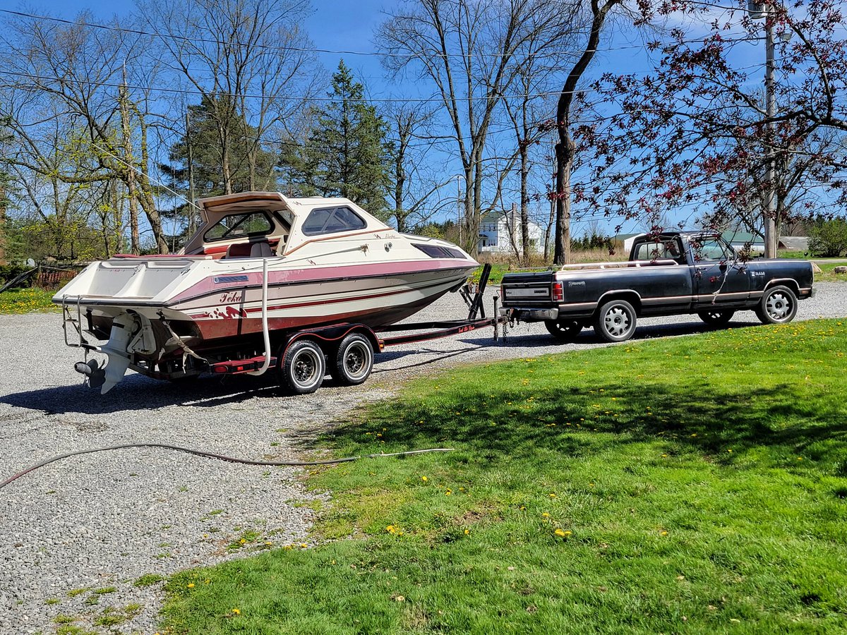 Got the boat out and fired up today, my kids are ready for fun in the sun.