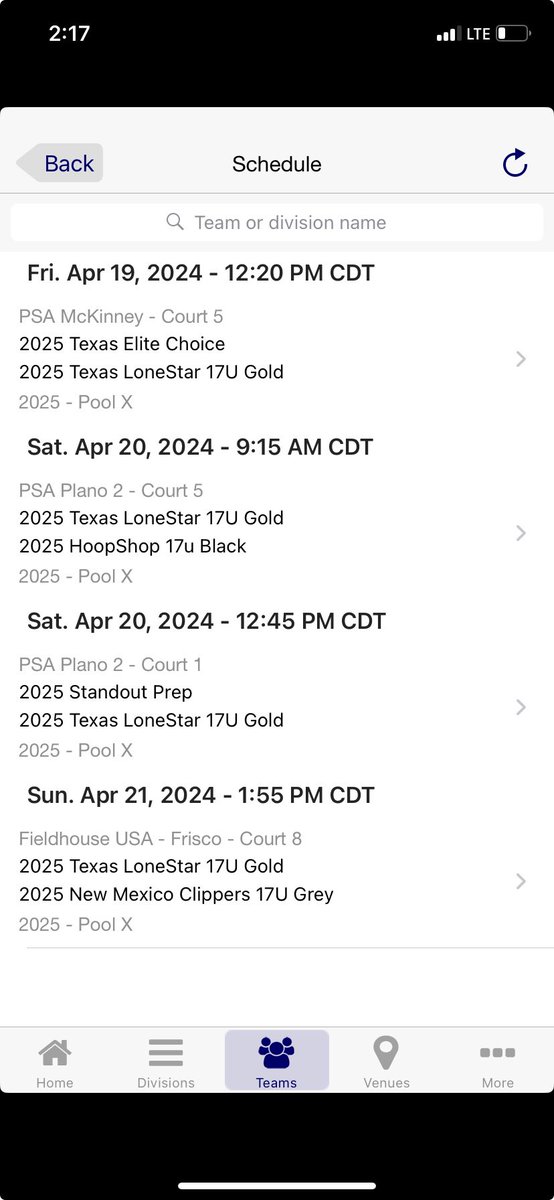 Coaches! This is my schedule for the Heart of Texas showcase! Excited for another opportunity to get out and compete. #2025guard #txhsgbb @TLSBasketball @AleshaEllisASU @ladychap1 @RacersWBB @Brenita33 @cowgirl_bball @McMurry_WBB @SFAWBB @cruwomenshoops