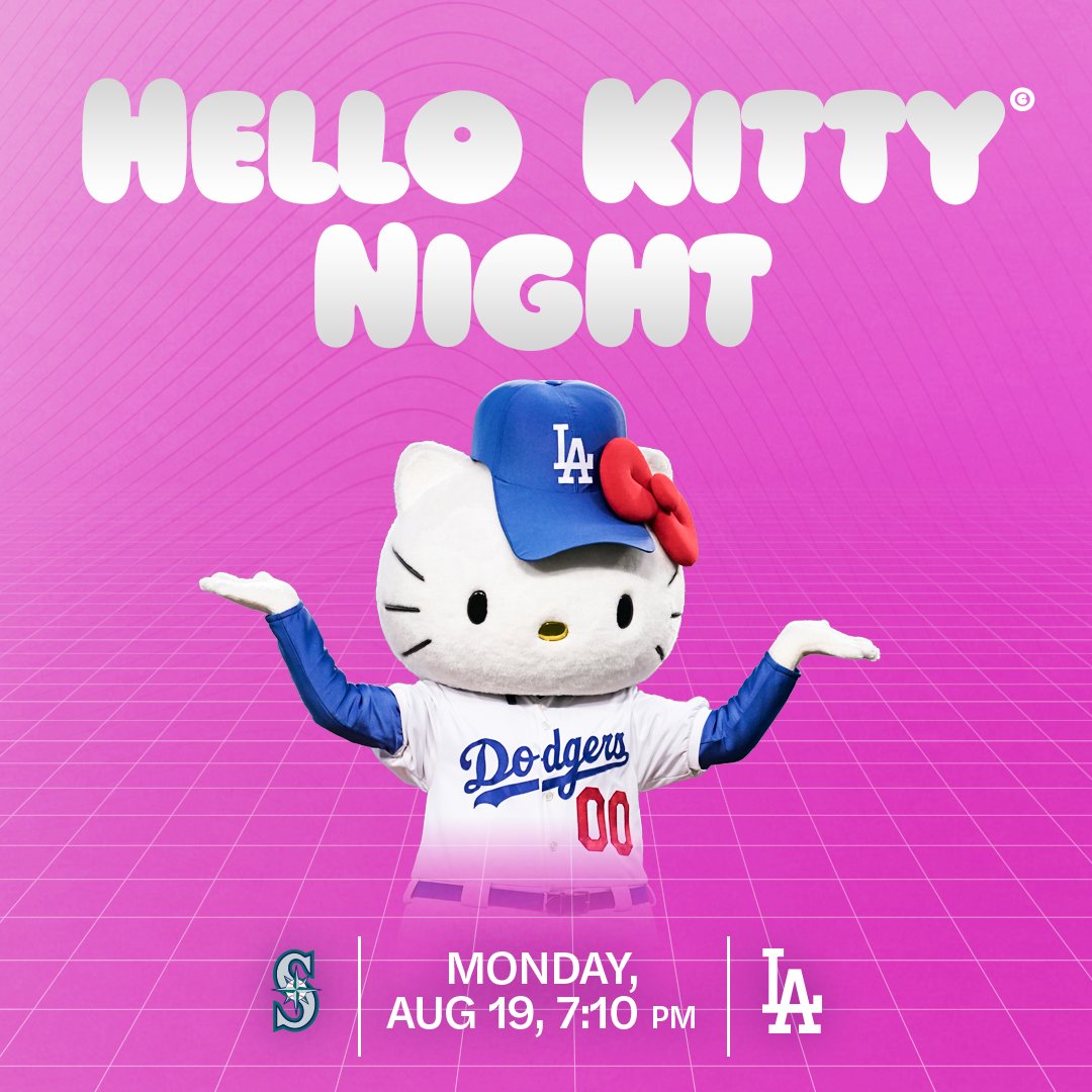 Dodgers ハローキティーhello kitty night ドジャース