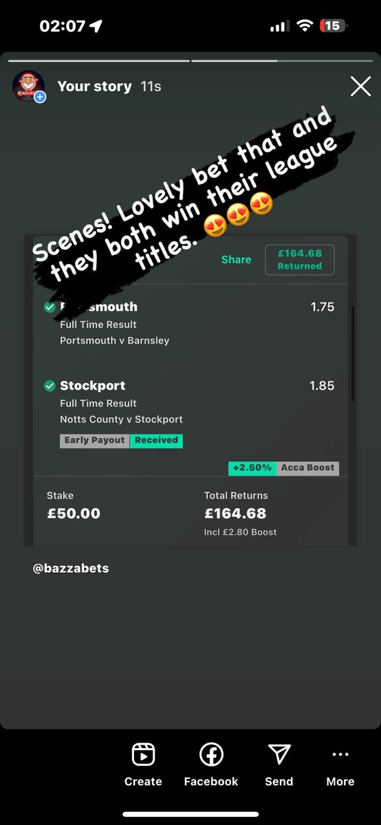 Bazza’s Bets tweet media