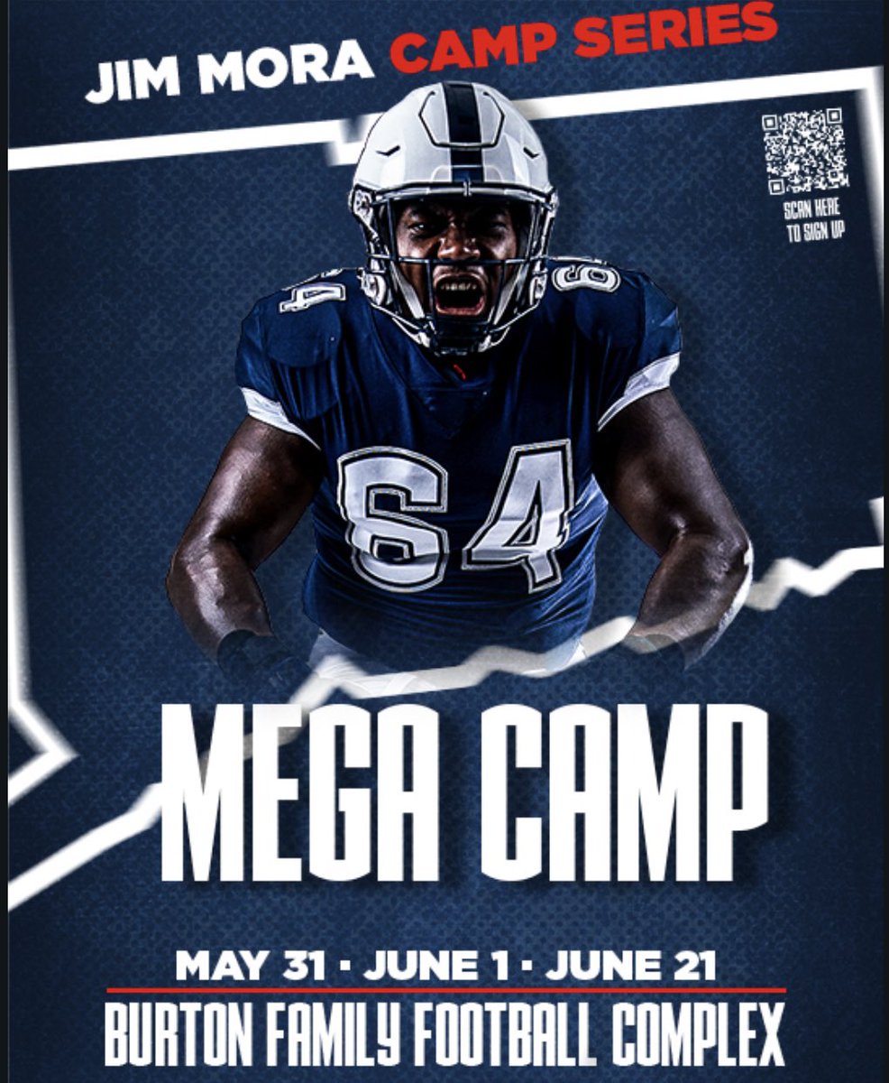 Thank you @UConnFootball & @CoachJimMoraFB for another camp invite! @CoachSammis @GaitherFootbal1 @Cowboycoach2016 @BigPlayRay50 @JerisMcIntyre @DFO_AJ @CSAPrepStar @PrepRedzoneFL @larryblustein