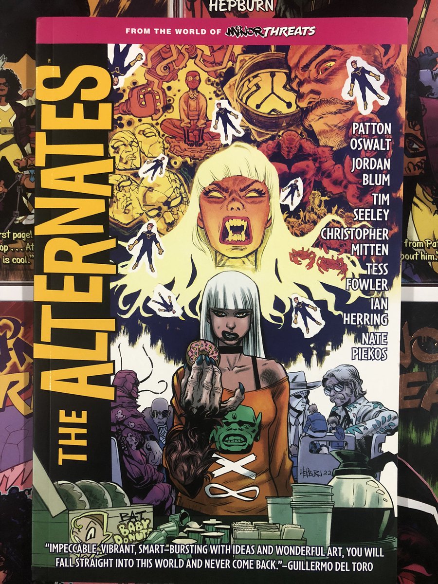 The Alternates which is a story set in the Minor Threats universe came out today in trade paperback!!! Glad I got my copy @MinorThreatsDH #comics #comicbooks #minorthreats #beardedcomicbro #darkhorsecomics