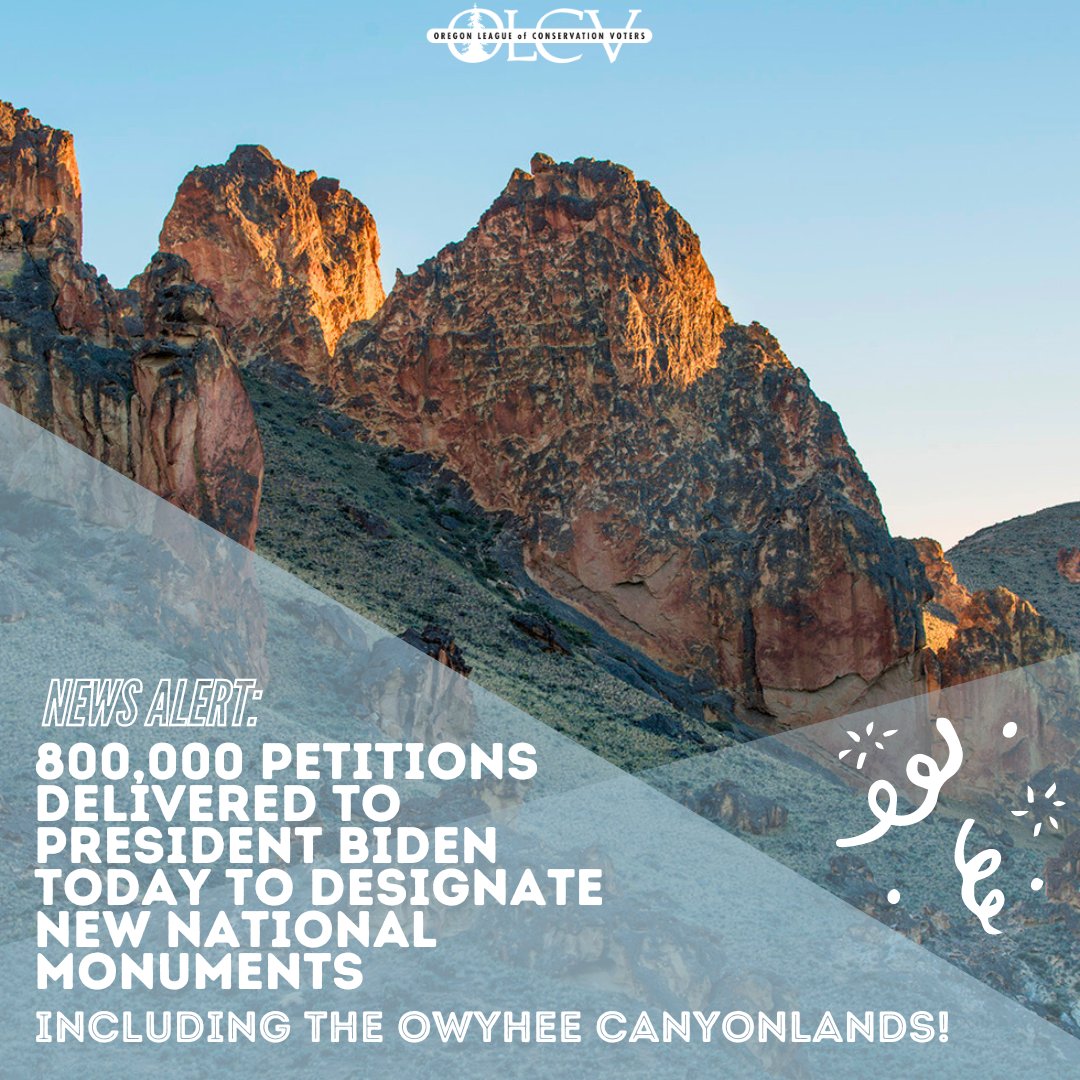 OLCV is proud to support the campaign to #ProtectTheOwyhee. Learn more and add your name to the growing list of supporters at: secure.everyaction.com/LNjk58U-WUy9p4…