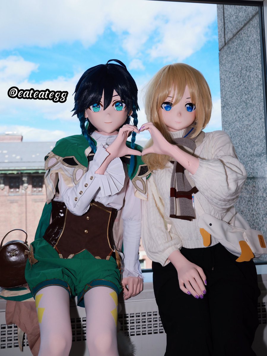 eateategg's tweet photo. (　ﾟ∀ﾟ)つ≡≡≡❤️❤️❤️)`ν゜)ｸﾞｼｬ
准备好被光波打扁吧😈
与@Aeuphinix 
📷: @EternalViolet_a https://t.co/3Zm331KEUn