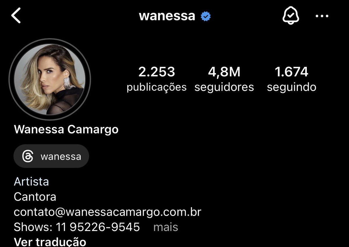 cfdawanessa's tweet photo. Wanessa Camargo alterou sua foto de perfil do instagram

 CAÇA LIKE https://t.co/Wpl58TLu2n