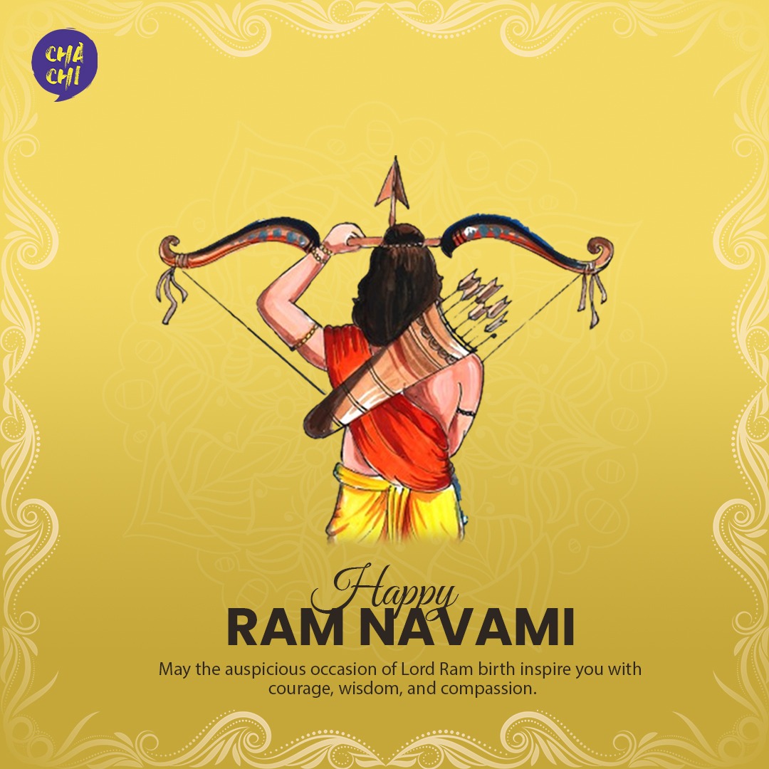 May the divine blessings of Lord Ram fill your life with peace, prosperity, and joy this Ram Navami! Jai Shri Ram! 

#RamNavamiblessings #jaishriram #lordrama #divineblessings #mahanavami #festivalofindia #ramnavami2024 #peaceandharmony #sanatandharma