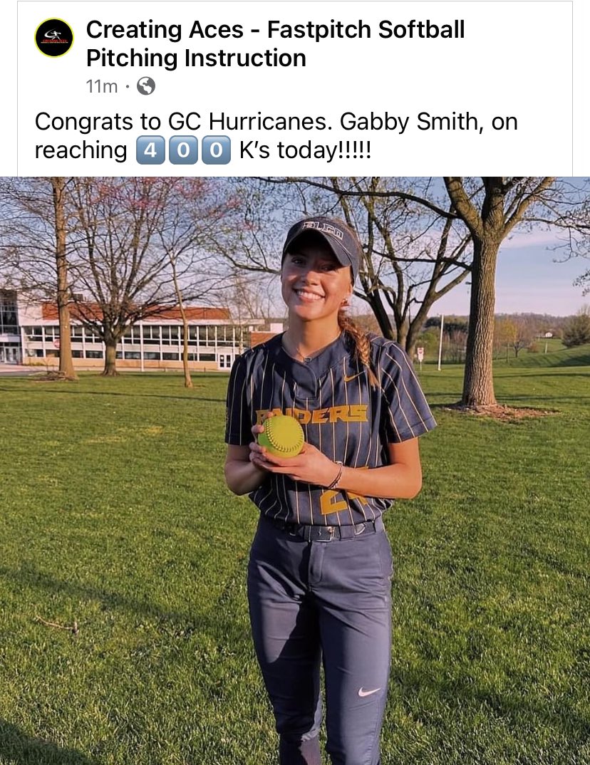 Way to go <a href="/gabby_smith24/">Gabby Smith</a> 
💪💛🥎🖤 <a href="/GCHurricanesFP/">Gold Coast Hurricanes Fastpitch Organization</a> <a href="/IHartFastpitch/">I❤️Fastpitch</a>