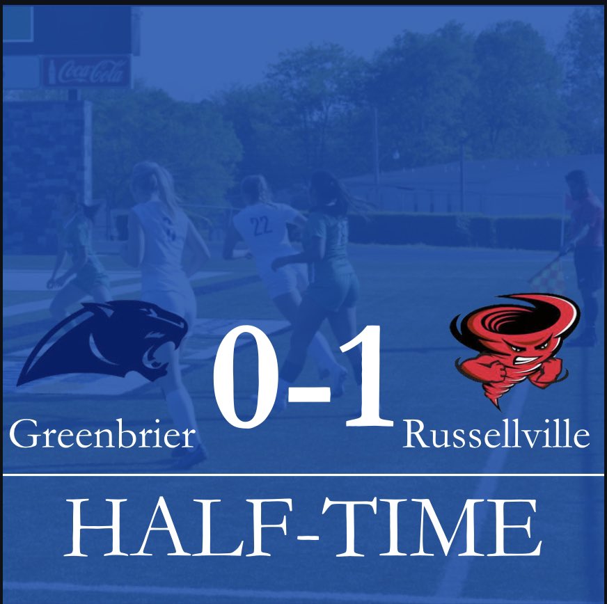 briersoccer's tweet photo. Half time score for tonight’s conference game against Russellville https://t.co/ZArby9oUwH