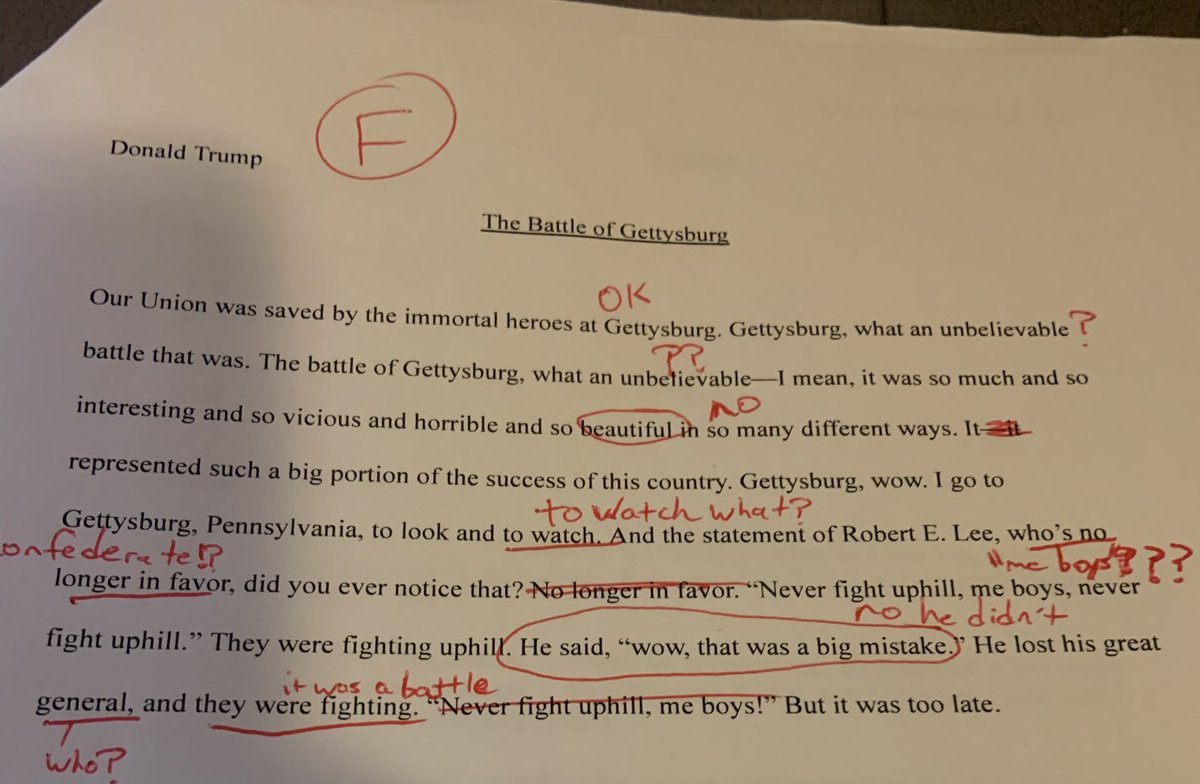 Teaching my first History course this semester has been rewarding but I don’t know what to do with this student