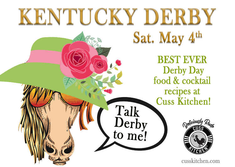 Kentucky Derby recipe roundup! >> cusskitchen.com/kentucky-derby… #kentuckyderby #derbyfood #derbyparty #cocktailrecipes #rudefood