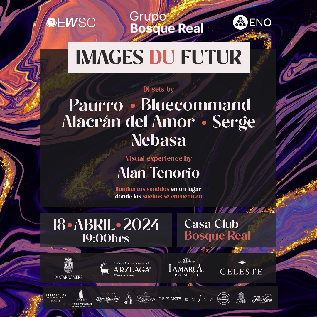 revillaweb3's tweet photo. OIGANNN!!! 🗣️🗣️🗣️

El Jueves 18 de Abril tendremos la segunda fiesta exclusiva de @EnoToken &amp; #EWSC 💃🏻🪩🕺🏻👾🍷

‘IMAGES DU FUTUR’

Las mejores respuestas podrían recibir invitación… 🙂‍↔️😉

¡Regístrate aquí!👇🏻👇🏻👇🏻

https://t.co/lyPxnTk3o3 https://t.co/sDoVTT5PFS