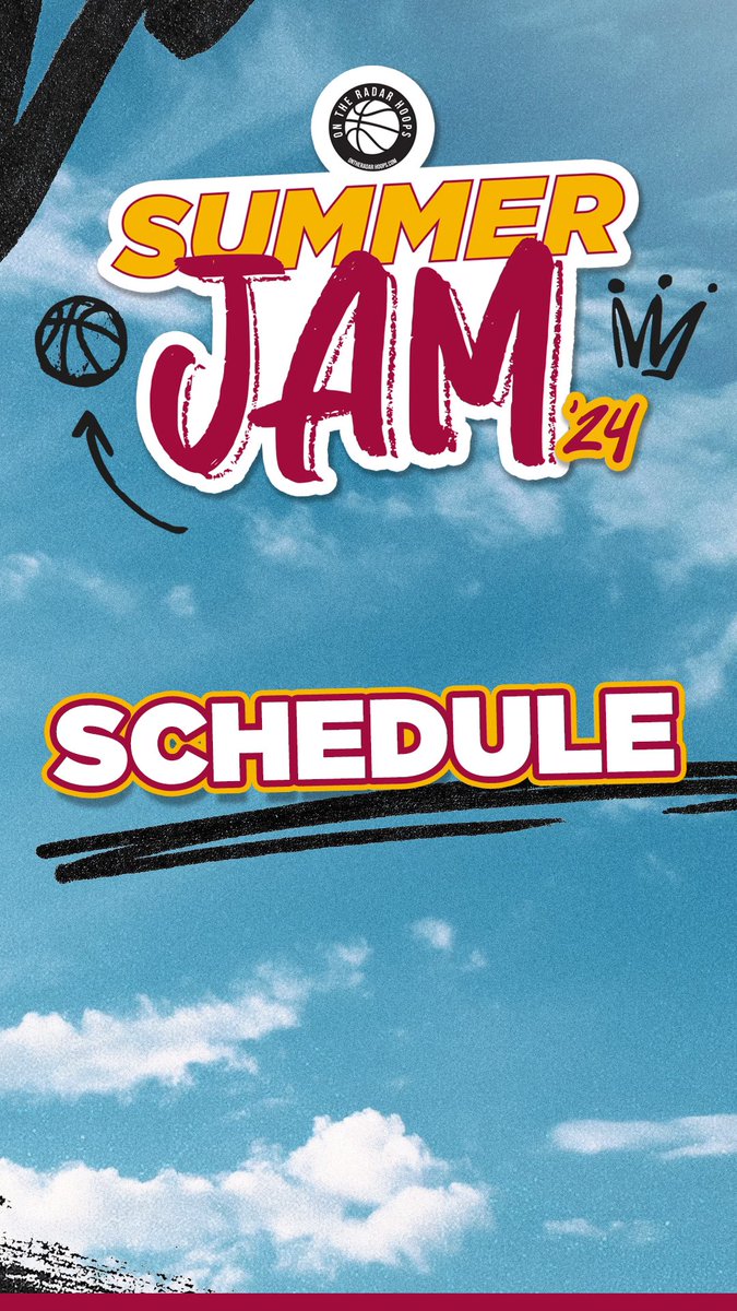 🚨 Summer Jam Schedule 🚨 🗓️: April 19-21 🏢: Atlanta, Georgia ✅ Elite Competition ✅ National Media ✅ Multiple Scouting Service ✅ Tons of post event articles ✅ Live Streamed Games ⬇️: INFO ontheradarhoops.com/summerjam/