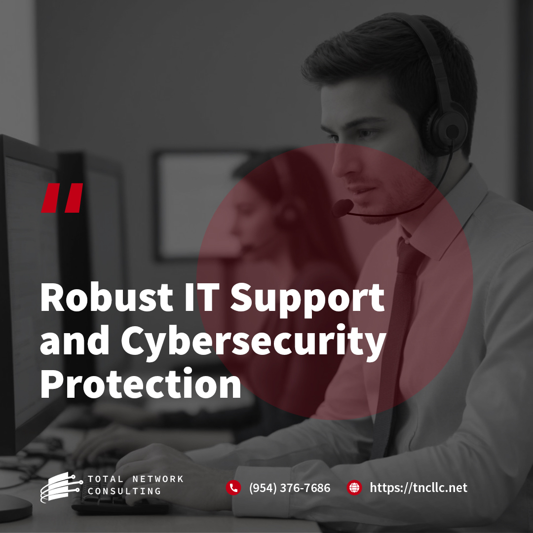 Need solid IT support? 🛡️💼

We’ve got your back against hackers. Data safety first with Total Network Solutions.

📞 954-376-7686 or visit 💻 tnclsolutions.com

#ITSupportServices #SafeAndSecure