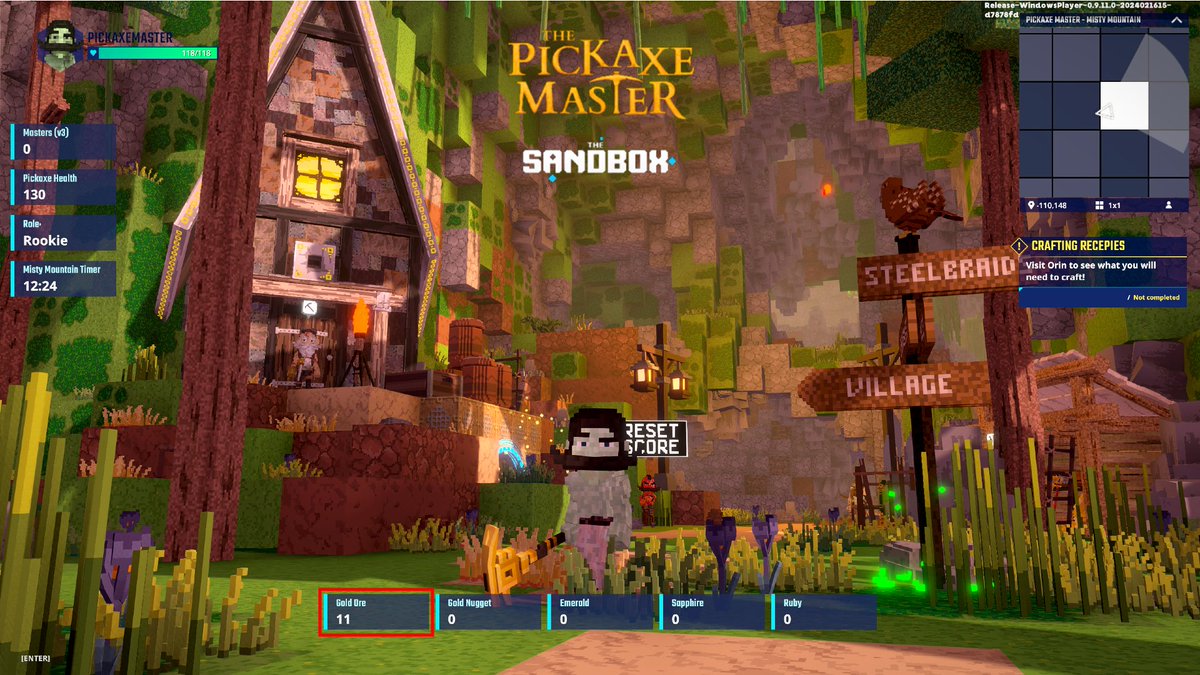 Pickaxe_Master's tweet photo. It's time for the Gold Ore Challenge! 

How many Gold Ores can you gather in one session? 

Post your screenshot in the comments, the 3 highest scores win 10 SAND each! 

Challenge up until 23th April🗓️

Good Luck Miners!⛏️ https://t.co/duFAbcx4jq