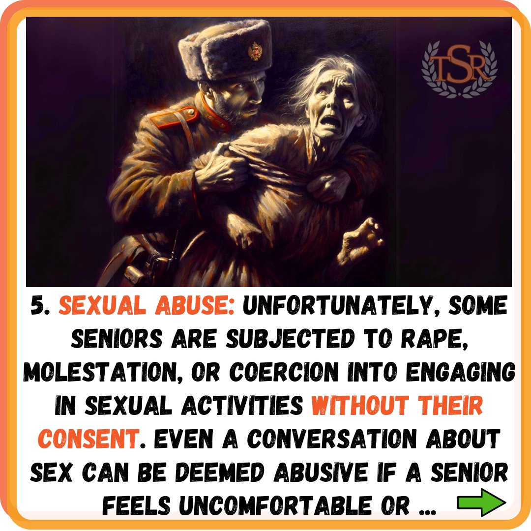 TheSenRep's tweet photo. 7+1 Types of Elder Abuse
.
- Every Friday: The Legal Tip Of The Week -
.
#ageingwithrights #seniorabuse
.
➡️ Be sure to like and follow us for more!
#TSR #TheSeniorReport #SeniorLiving #SeniorLife
1/2 https://t.co/vB470OF2VF